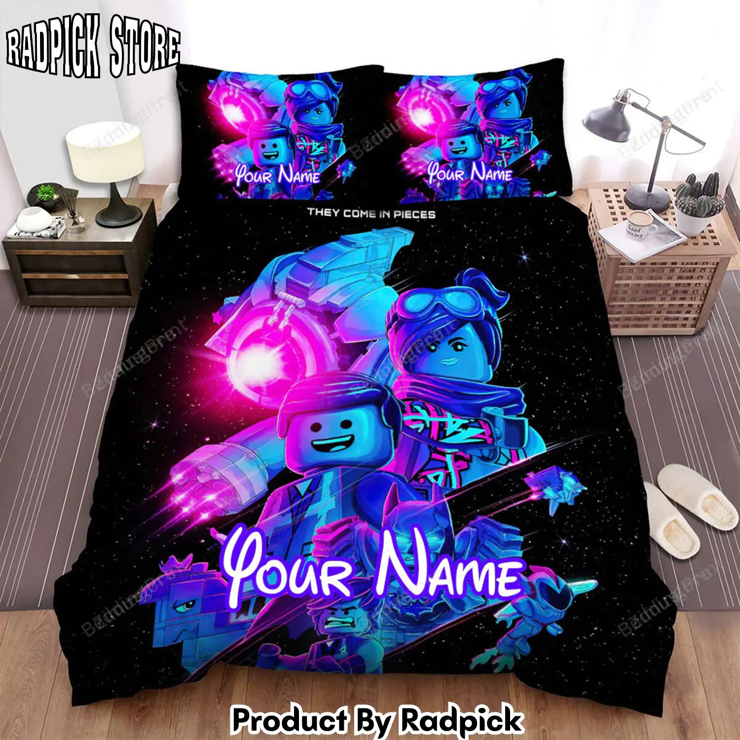 Radpick the lego movie 2 the second part 28201929 movie illustration bed sheets duvet cover personalized name bedding sets rp3271121